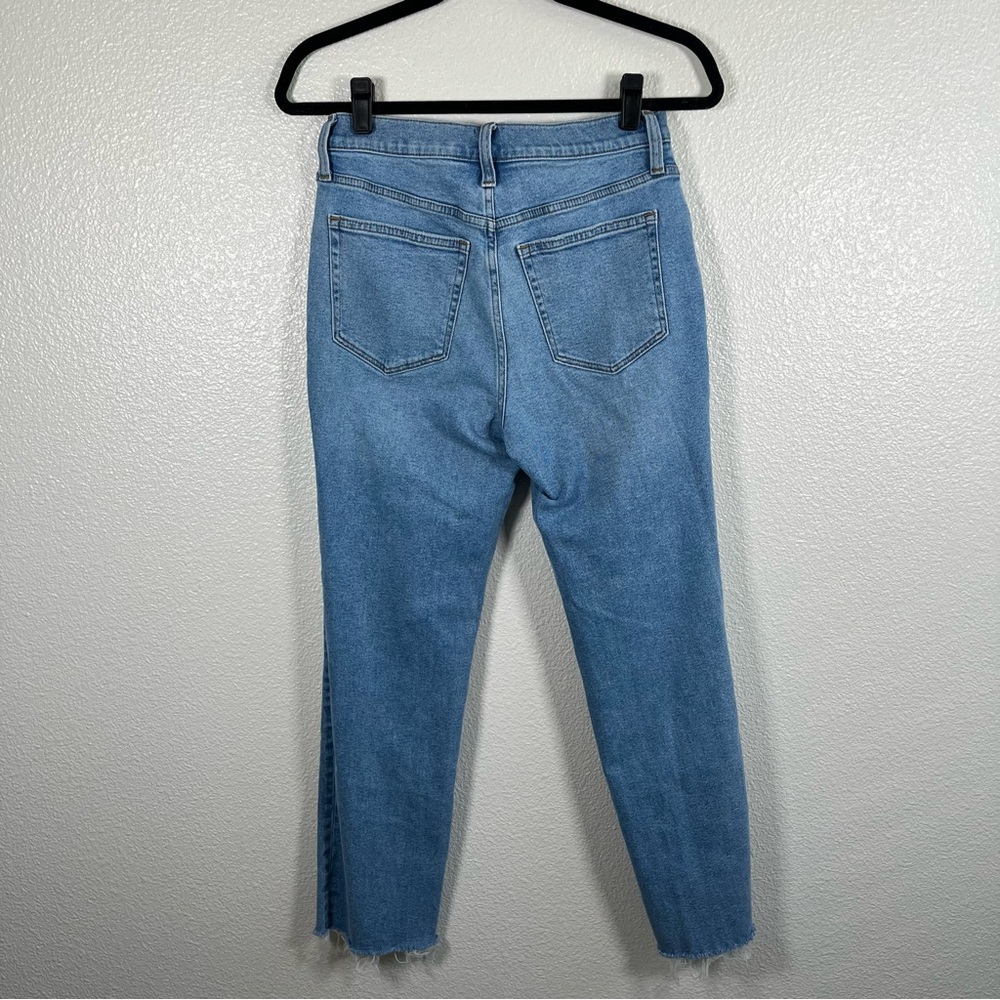 J. Crew Essential Straight-Leg Medium Wash Mid-High Rise Jeans Women’s 27 - Picture 7 of 11